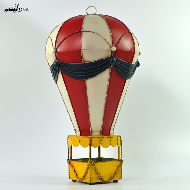 Antique tin decorative model for the 18th century French hot-air balloon bar western restaurant hanging home decoration