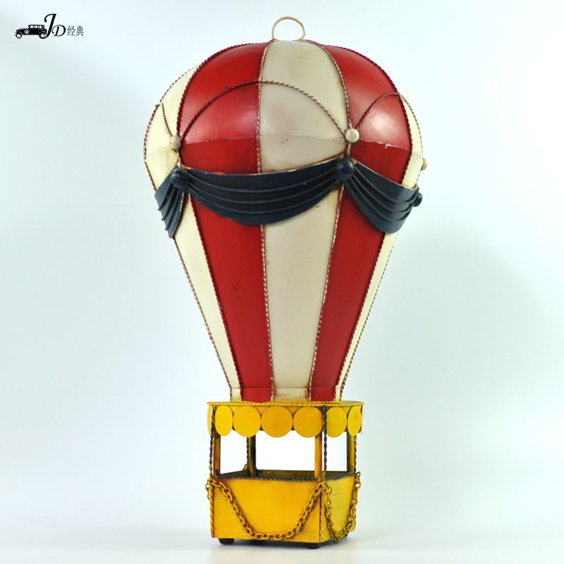 Antique tin decorative model for the 18th century French hot-air balloon bar western restaurant hanging home decoration