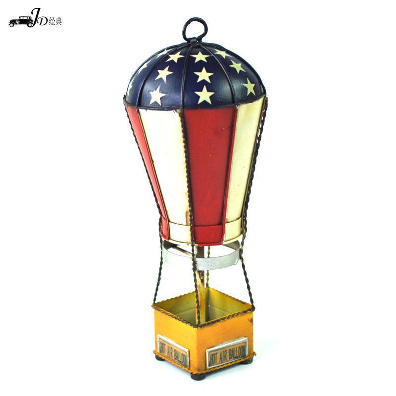 Antique tin decorative model for the 18th century French hot-air balloon bar western restaurant hanging home decoration