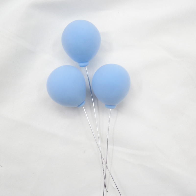 Polymer Clay Balloon Cake Decoration Macaron Hot Air Balloon Baking Party Dessert Hot Air Balloon