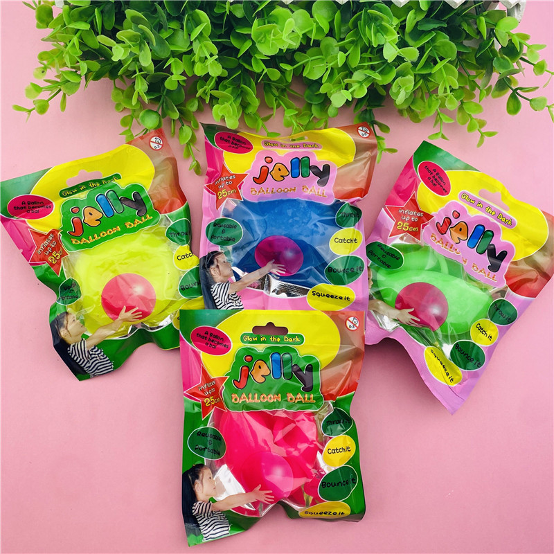 Cross-Border Hot Selling TPR Inflatable Bubble Ball Soft Glue Large Light Elastic Air Balloon Children&#039;s Super Large Inflatable Ball Toys