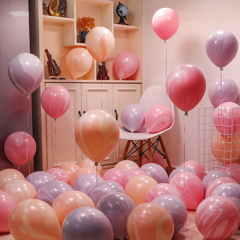 Children&#039;s Baby Full-Year Boys and Girls Birthday Banquet Party Colorful Balloon Hot Air Balloon