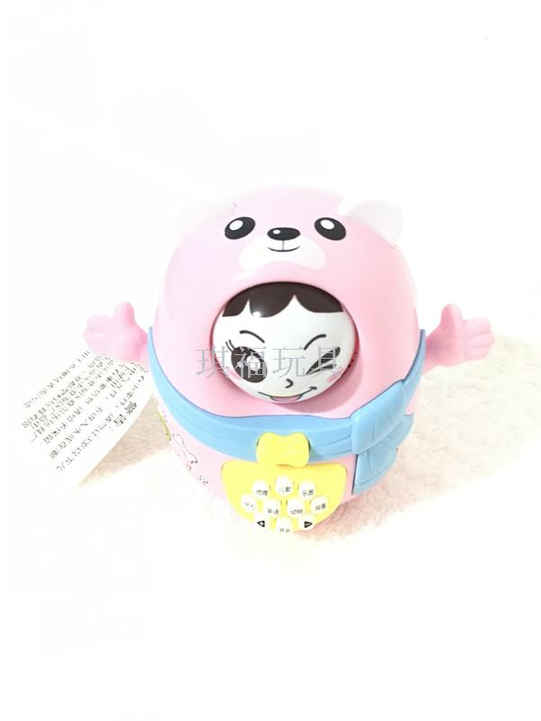 Story machine with changing face and tumbler story machine with soft light music children&#039;s song story boy and girl toys