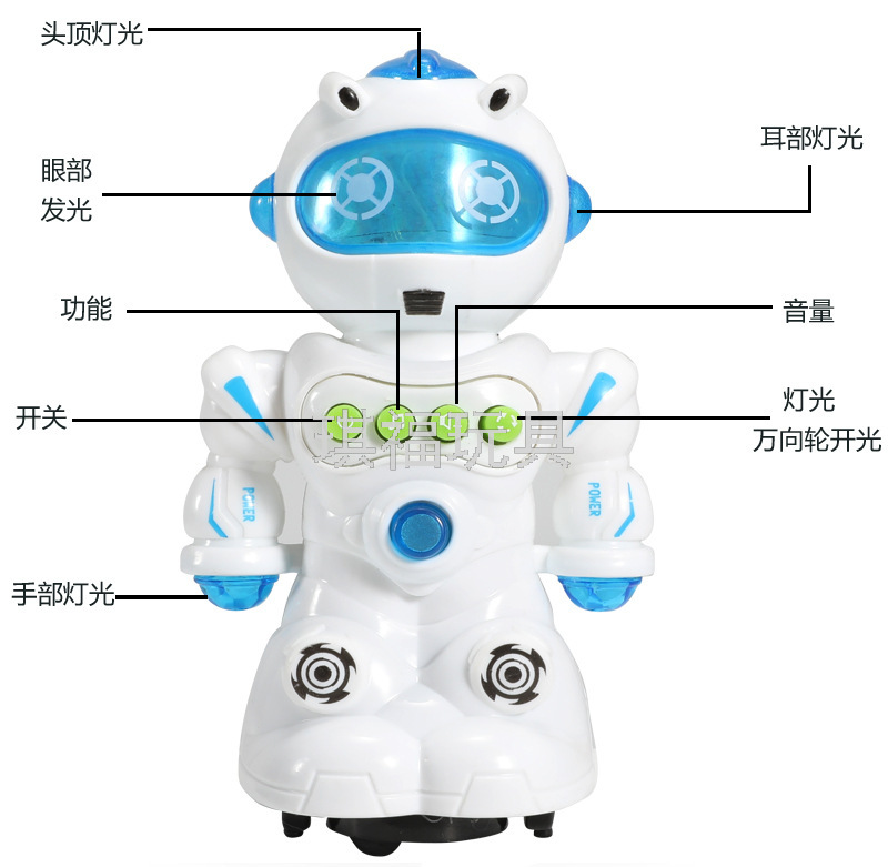 Children's Lighting Music Early Education Robot Intelligent Factory Direct Sales Hot-Selling Story Machine Toy