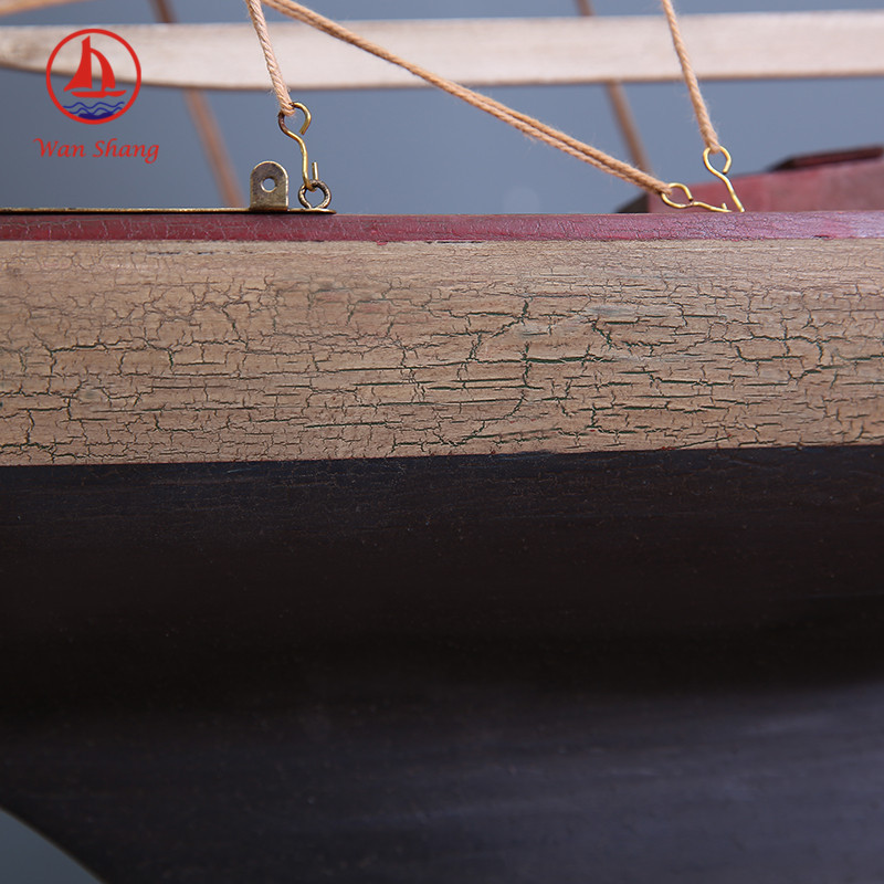Log Handicraft Simulation Sloop American Sailboat Office Living Room Decoration Sailboat Decoration Wholesale