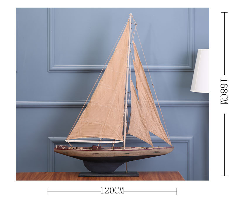 Log Handicraft Simulation Sloop American Sailboat Office Living Room Decoration Sailboat Decoration Wholesale Log Handicraft Simulation Sloop American Sailboat Office Living Room Decoration Sailboat Decoration Wholesale