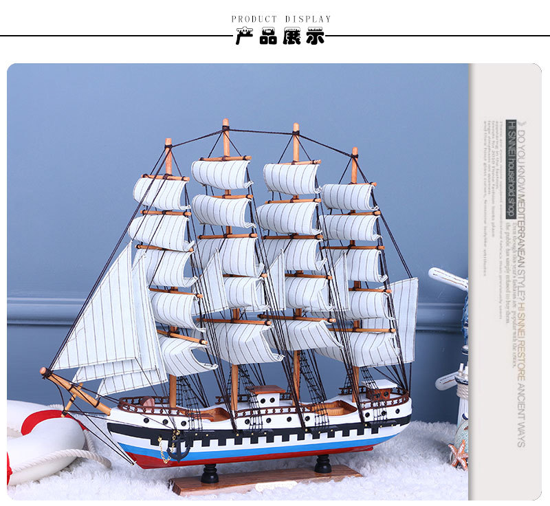 Color Simulation Sailboat Model Office Home Decoration Assembly Sailboat Decorative Crafts Decoration Wholesale Color Simulation Sailboat Model Office Home Decoration Assembly Sailboat Decorative Crafts Decoration Wholesale