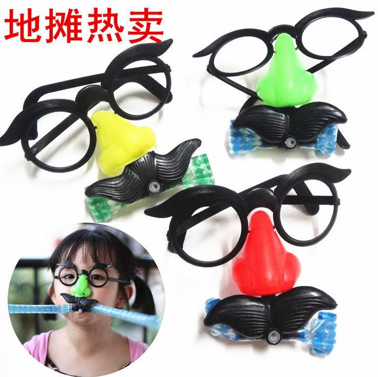Big Blowouts Blowing Nose Glasses Blowouts Toy Funny Blowing Dragon Whistle