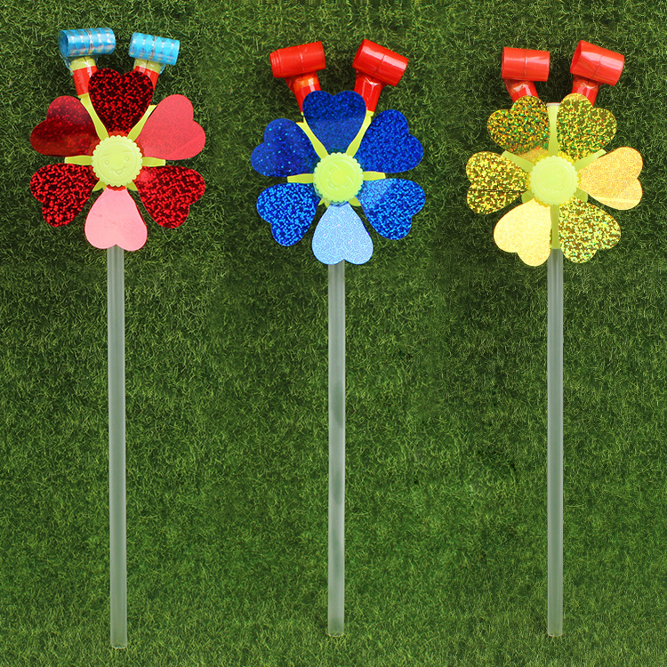 New Cartoon Windmill Blowing Dragon Whistle 33cm Blowing Dragon Whistle Cheering Props Stall Hot Sale Children's Toys Wholesale