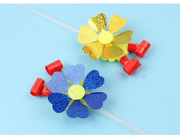 New Cartoon Windmill Blowing Dragon Whistle 33cm Blowing Dragon Whistle Cheering Props Stall Hot Sale Children's Toys Wholesale