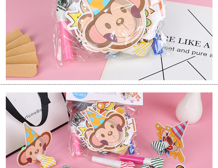 Children's Birthday Party Supplies Props Cartoon Blowouts Fun Toy Clown Dragon Whistle Children's Birthday Party Supplies Props Cartoon Blowouts Fun Toy Clown Dragon Whistle