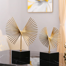 Crystal Animal  Crystal Crane Metal Ornaments Housewarming Gift Modern Living Room TV Entrance Cabinet Decorations