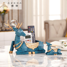 Crystal Animal  Crystal Crane Metal Ornaments Housewarming Gift Modern Living Room TV Entrance Cabinet Decorations