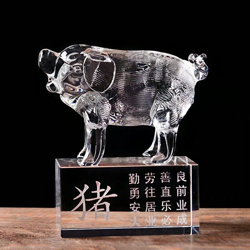 K9 Crystal Zodiac Model Decoration Office Decoration Creative Gift Crafts Crystal Animal K9 Crystal Zodiac Model Decoration Office Decoration Creative Gift Crafts Crystal Animal