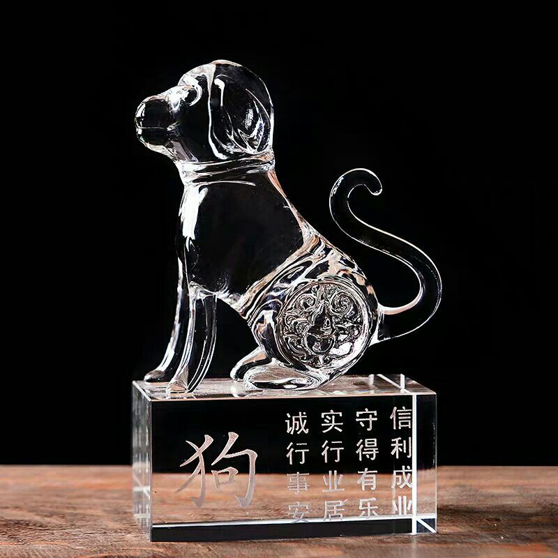 K9 Crystal Zodiac Model Decoration Office Decoration Creative Gift Crafts Crystal Animal K9 Crystal Zodiac Model Decoration Office Decoration Creative Gift Crafts Crystal Animal