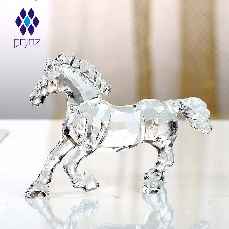 Crystal Horse Zodiac Crafts Decorations Decoration Female Crystal Animal