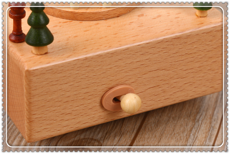 Home decoration with solid wood octave tower style original wooden music box Home decoration with solid wood octave tower style original wooden music box