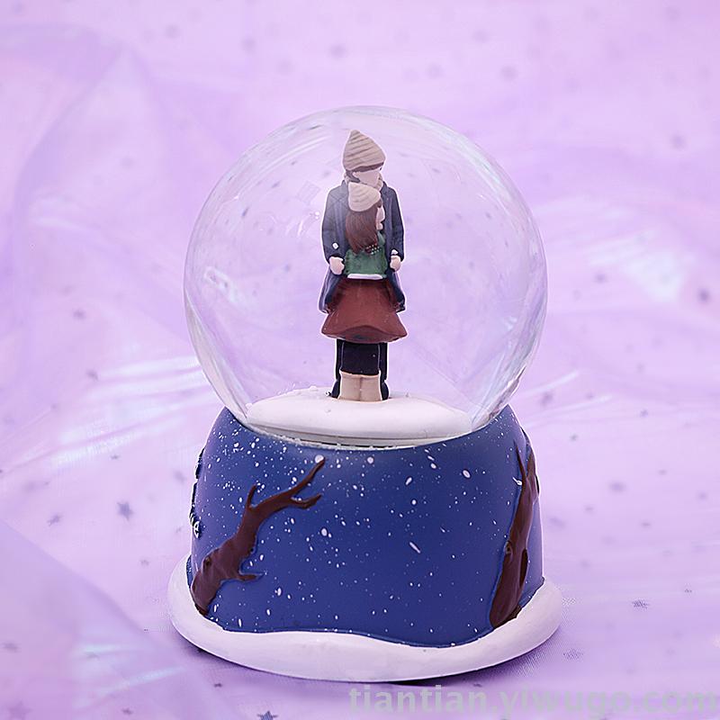 One usually couples with Crystal Ball music box Fantasy Luminous Snowflakes Music Box