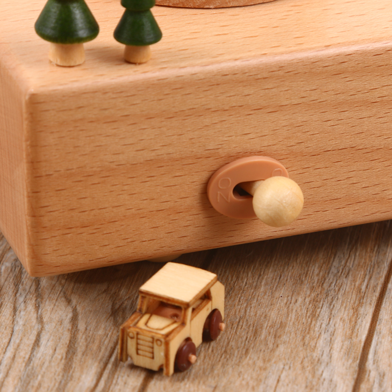 Manufacturer direct selling church building model music box color box packaging