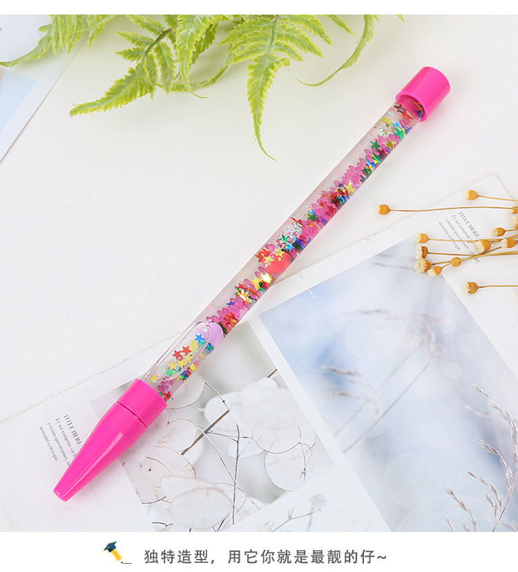 Creative web fairy wand neutral pen super long student girl small fresh magic dazzle color drift pen 28cm Creative web fairy wand neutral pen super long student girl small fresh magic dazzle color drift pen 28cm