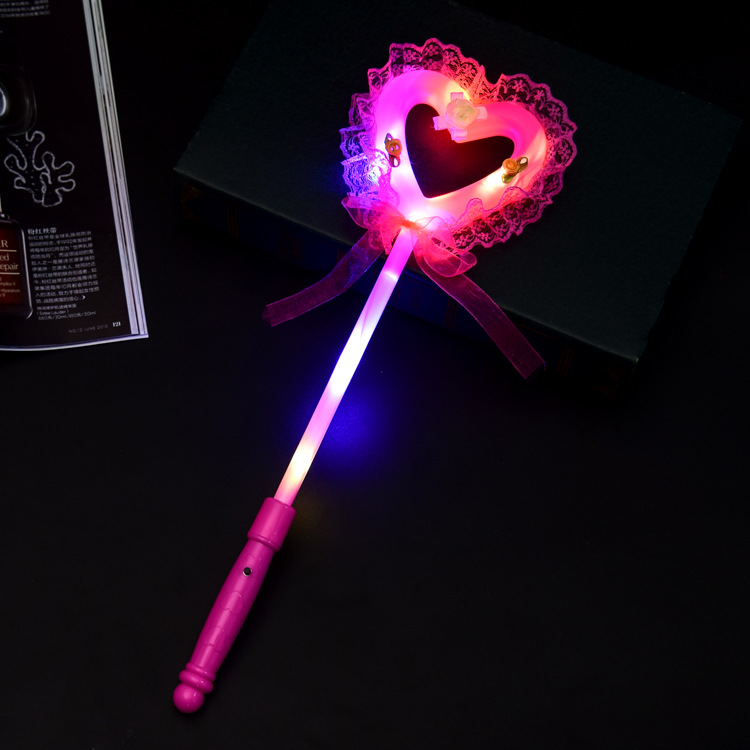 Factory Direct Sales Luminous Magic Wand Flash Fairy Wand Ball Performance Peach Heart Princess Stick Stall Luminous Toys Factory Direct Sales Luminous Magic Wand Flash Fairy Wand Ball Performance Peach Heart Princess Stick Stall Luminous Toys