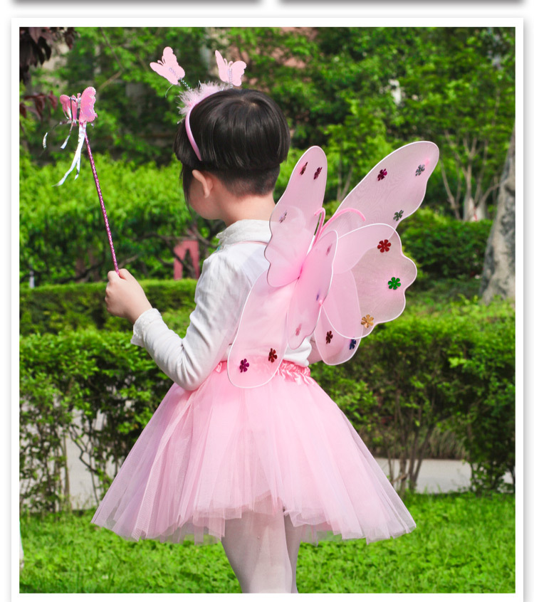 Butterfly Wings Children's Luminous FARCENT Props Princess Fairy Magic Fairy Wand Butterfly Wings Children's Luminous FARCENT Props Princess Fairy Magic Fairy Wand