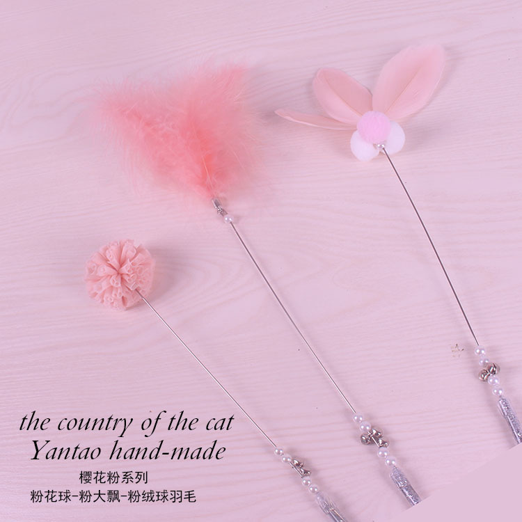 Factory Direct Sales First-Hand Supply Pet Handmade Cat Teaser Bell Fairy Wand Factory Direct Sales First-Hand Supply Pet Handmade Cat Teaser Bell Fairy Wand