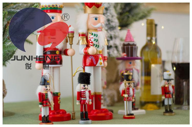 Junheng Walnut Soldier Hand-Painted Wooden Nutcracker Wooden Craftwork Puppet Decoration Decoration Gifts Bj2502
