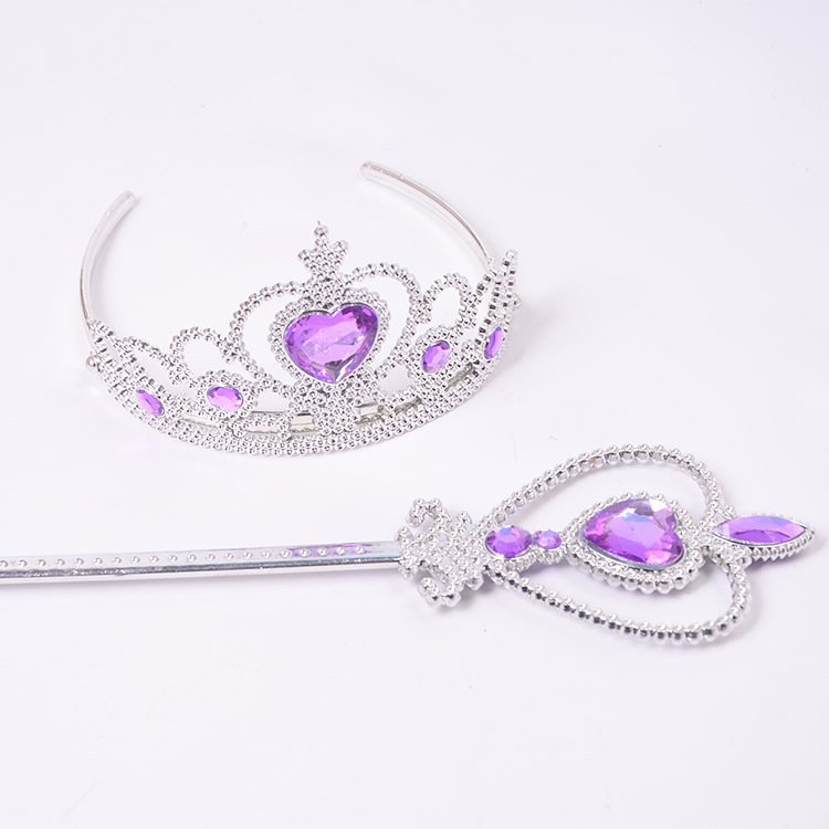Ice and Snow Crown Magic Stick Two-Piece Suit Qiyuan Children Fairy Peach Sticks Fairy Wand Ice and Snow Crown Magic Stick Two-Piece Suit Qiyuan Children Fairy Peach Sticks Fairy Wand