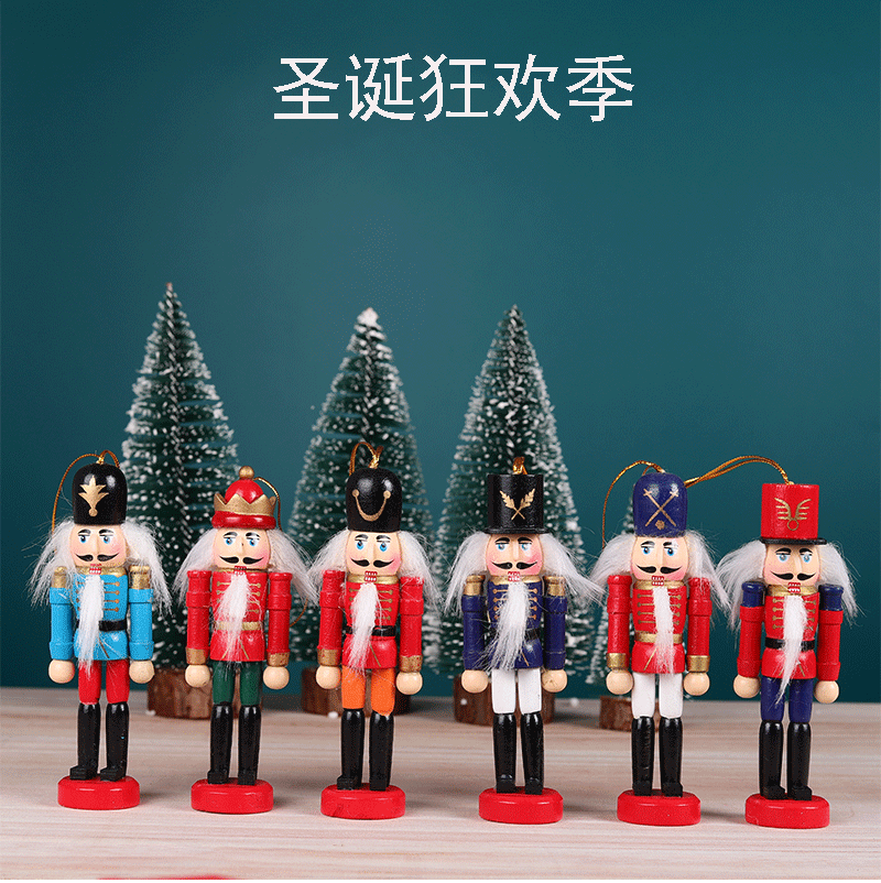 Wooden Soldier Doll Color Box Cover 6 Christmas Tree Pendant Decoration One Piece Dropshipping Nutcracker Soldiers Wooden Soldier Doll Color Box Cover 6 Christmas Tree Pendant Decoration One Piece Dropshipping Nutcracker Soldiers