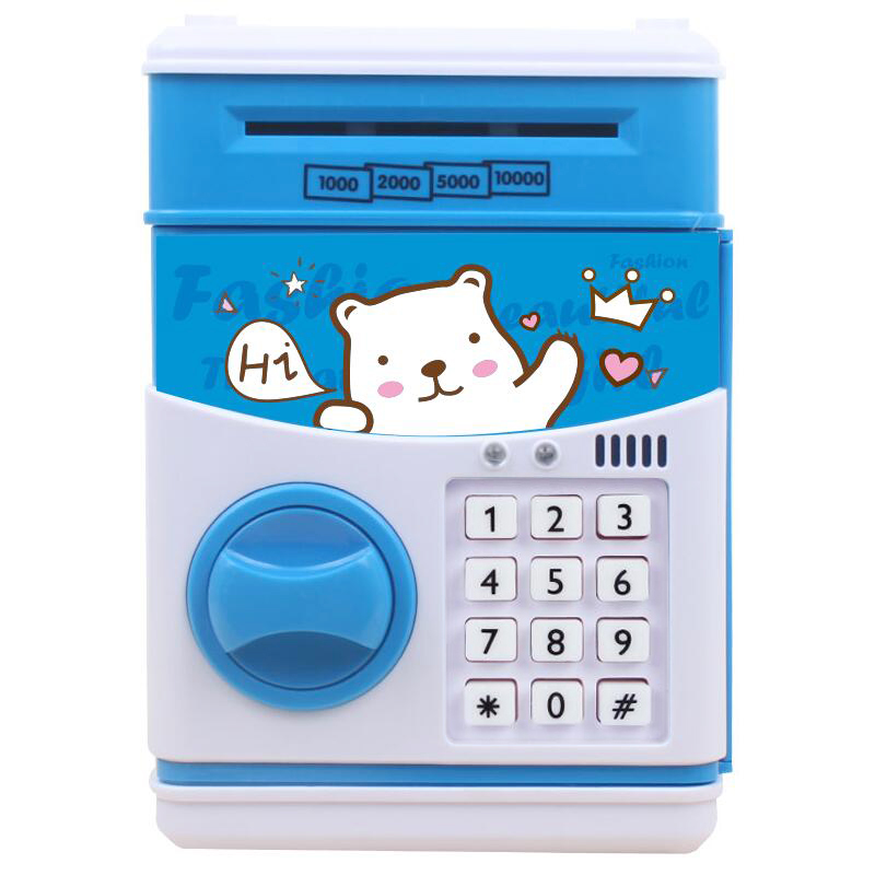 Web celebrity battery piggy bank video large children anti-fall piggy bank ATM piggy bank cartoon piggy bank gift