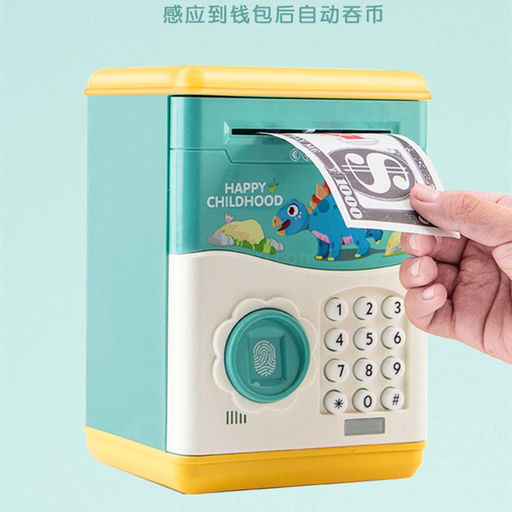 Cartoon creativity fingerprint children piggy Bank Portable money Box