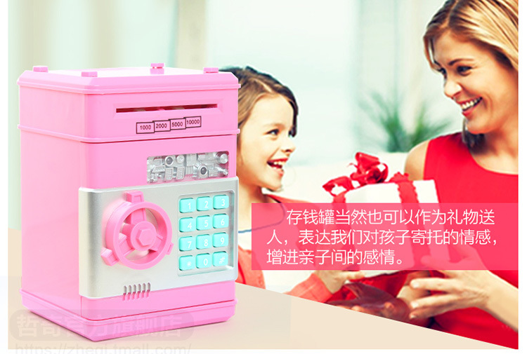 Gift piggy bank mini password safe deposit box withdraw money roll large ATM deposit box Gift piggy bank mini password safe deposit box withdraw money roll large ATM deposit box