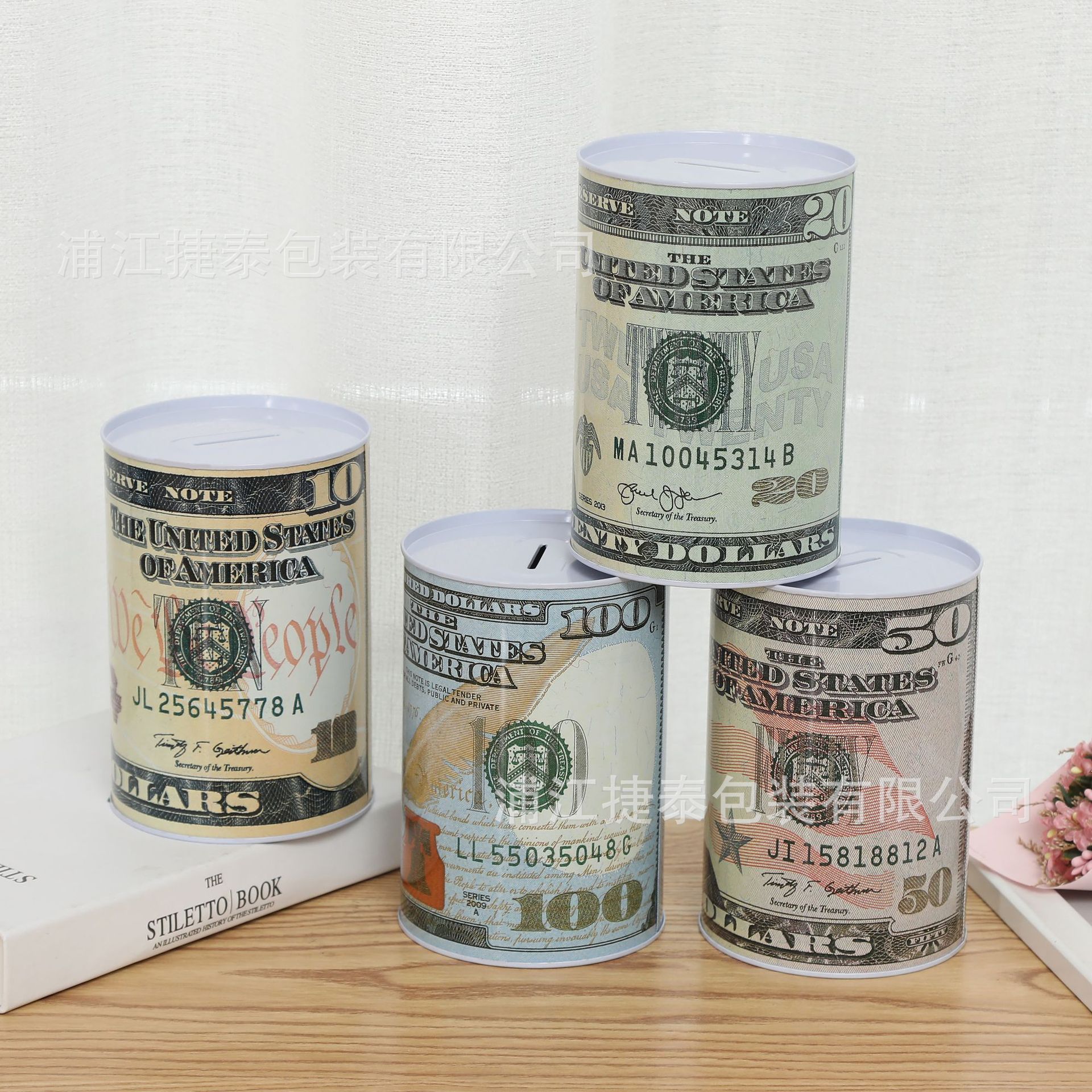 Customized Any Size Can Be Printed Logo Any Pattern Color Tinplate Piggy Bank Activity Gifts Customized Any Size Can Be Printed Logo Any Pattern Color Tinplate Piggy Bank Activity Gifts