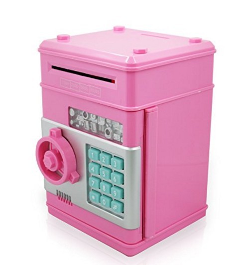 Creative Voice ATM Automatic Roll Money Coin Bank Smart Cash Machine Saving Money Pot Password Lock Safe Box Creative Voice ATM Automatic Roll Money Coin Bank Smart Cash Machine Saving Money Pot Password Lock Safe Box