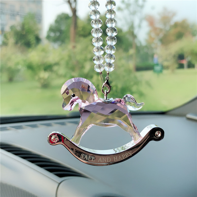 Crystal Pendant Creative Trojan Car Accessories Rearview Mirror Pendant Car Lady Car Hanging Cute Interior Decorations Crystal Pendant Creative Trojan Car Accessories Rearview Mirror Pendant Car Lady Car Hanging Cute Interior Decorations
