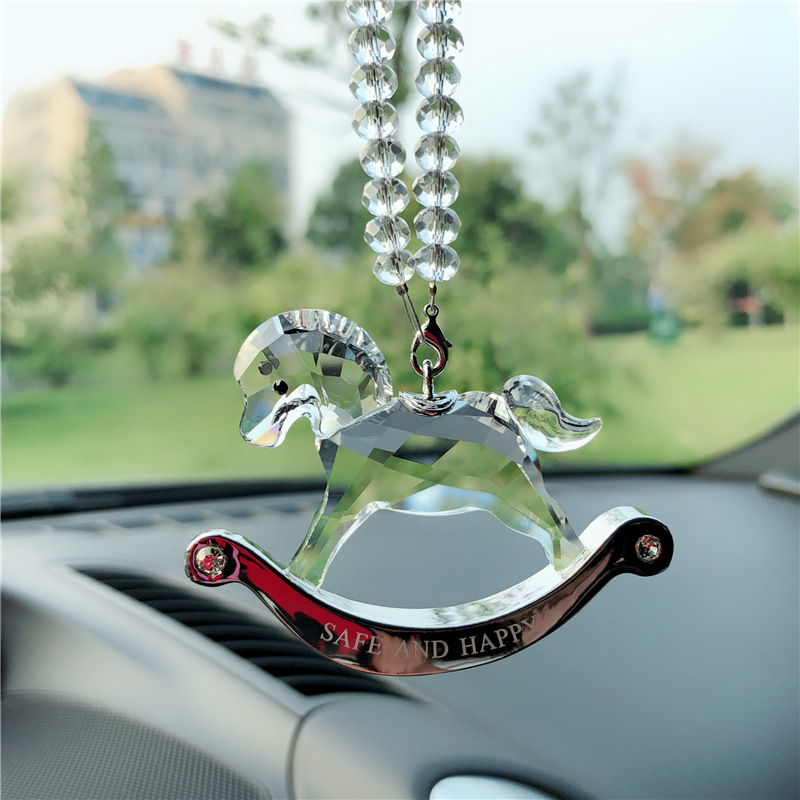 Crystal Pendant Creative Trojan Car Accessories Rearview Mirror Pendant Car Lady Car Hanging Cute Interior Decorations Crystal Pendant Creative Trojan Car Accessories Rearview Mirror Pendant Car Lady Car Hanging Cute Interior Decorations