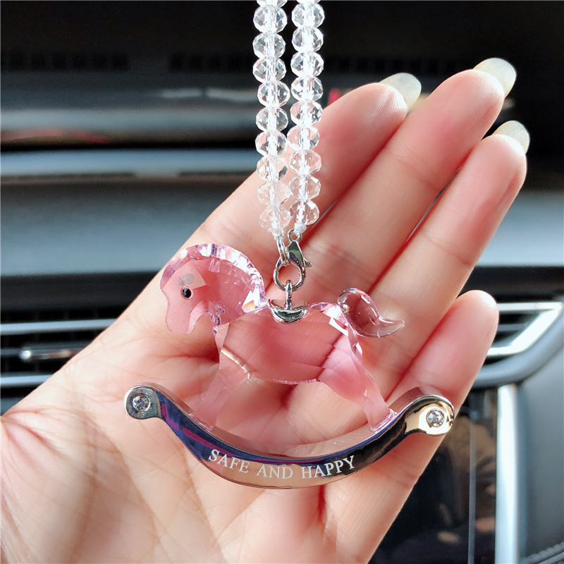 Crystal Pendant Creative Trojan Car Accessories Rearview Mirror Pendant Car Lady Car Hanging Cute Interior Decorations Crystal Pendant Creative Trojan Car Accessories Rearview Mirror Pendant Car Lady Car Hanging Cute Interior Decorations