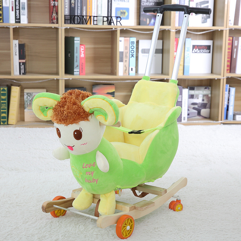 Cross-Border Children&#039;s Trojan Child Dual Use Rocking Horse Trojans Baby Toys Baby Trojan