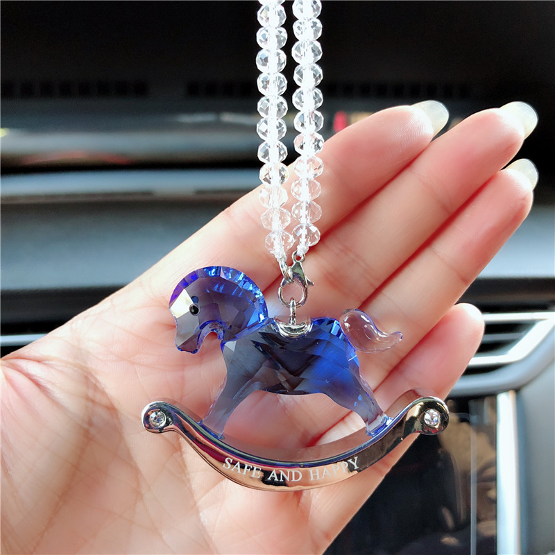 Crystal Pendant Creative Trojan Car Accessories Rearview Mirror Pendant Car Lady Car Hanging Cute Interior Decorations Crystal Pendant Creative Trojan Car Accessories Rearview Mirror Pendant Car Lady Car Hanging Cute Interior Decorations
