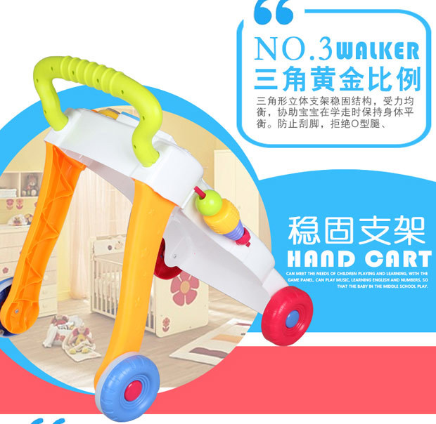 Infant Baby Walker Baby Carriage Music Baby Walker Adjustable Speed Anti-Rollover Baby Kids Bike Toy Infant Baby Walker Baby Carriage Music Baby Walker Adjustable Speed Anti-Rollover Baby Kids Bike Toy