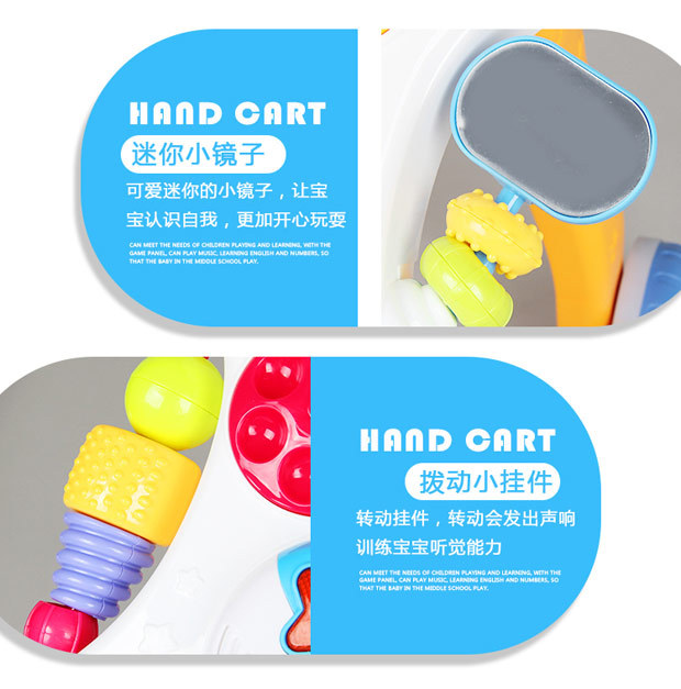 Infant Baby Walker Baby Carriage Music Baby Walker Adjustable Speed Anti-Rollover Baby Kids Bike Toy Infant Baby Walker Baby Carriage Music Baby Walker Adjustable Speed Anti-Rollover Baby Kids Bike Toy