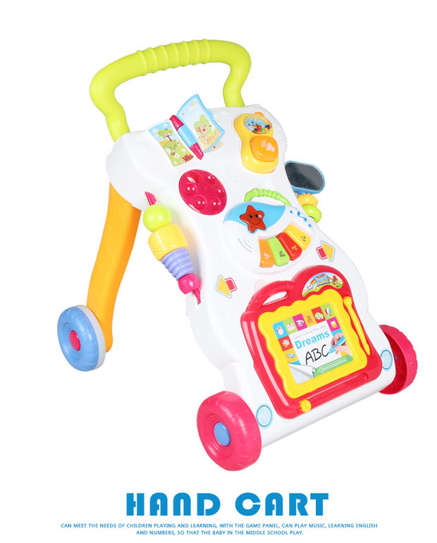 Infant Baby Walker Baby Carriage Music Baby Walker Adjustable Speed Anti-Rollover Baby Kids Bike Toy Infant Baby Walker Baby Carriage Music Baby Walker Adjustable Speed Anti-Rollover Baby Kids Bike Toy