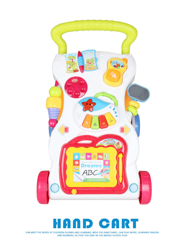 Infant Baby Walker Baby Carriage Music Baby Walker Adjustable Speed Anti-Rollover Baby Kids Bike Toy Infant Baby Walker Baby Carriage Music Baby Walker Adjustable Speed Anti-Rollover Baby Kids Bike Toy