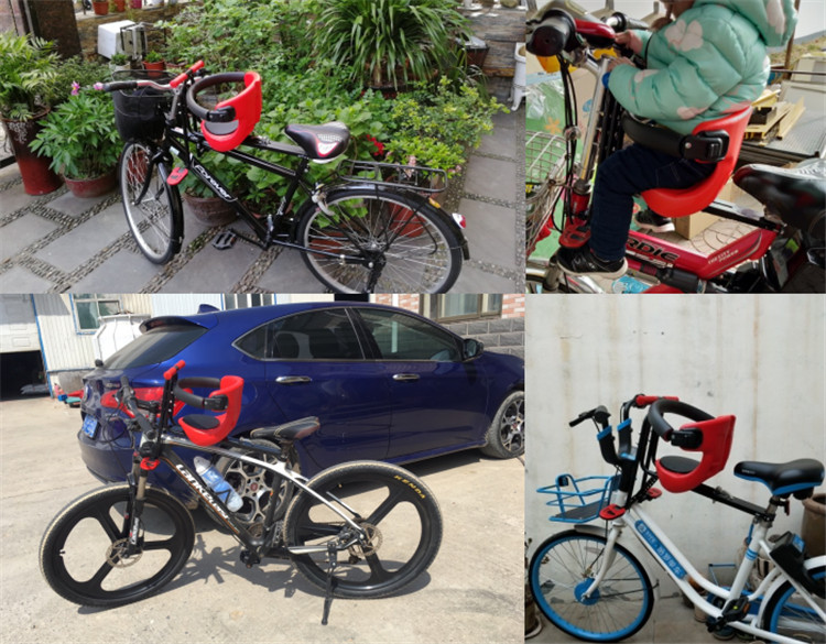 Bicycle Children's Seat Safety Rest Assured Baby Seat Environmental Protection Front Mountain Bike Seat Riding Supplies