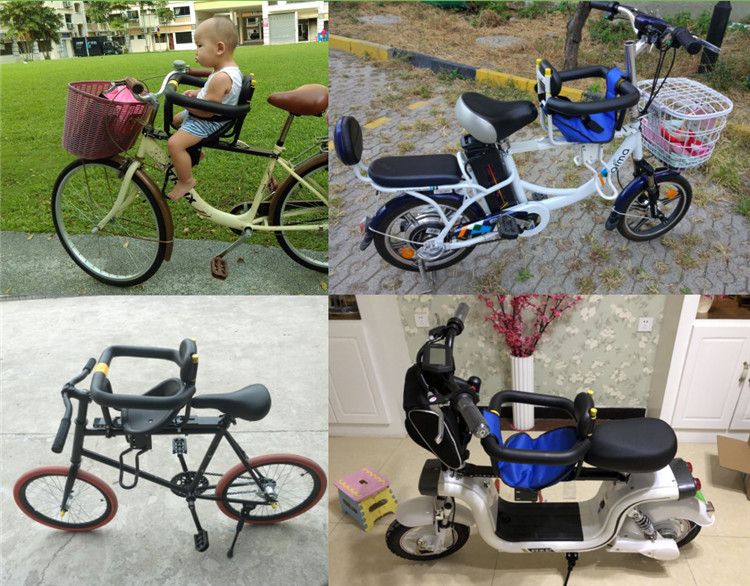 Bicycle Children's Seat Safety Rest Assured Baby Seat Environmental Protection Front Mountain Bike Seat Riding Supplies