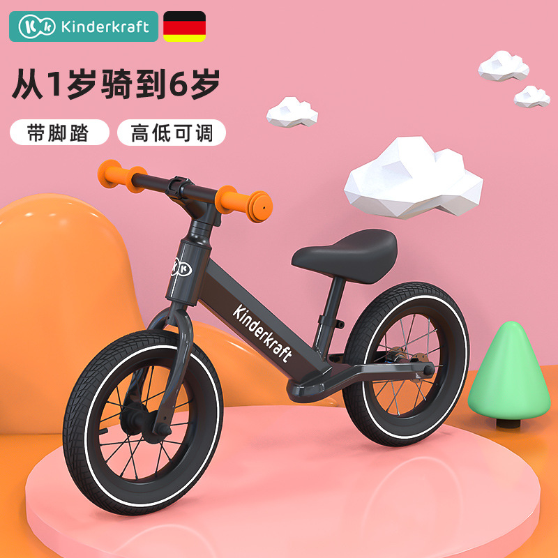 Balance Car Children&#039;s Pedal-Free Toddler and Baby Sliding Kids Balance Bike Children Toddling 1-3-6 Years Old 2 Bicycle