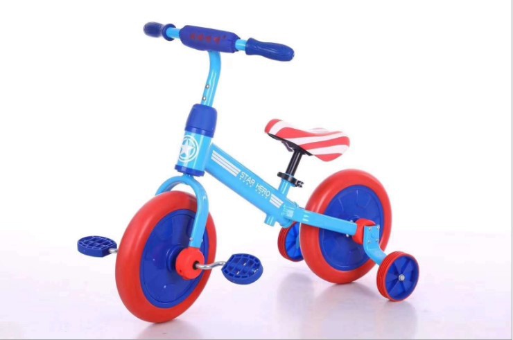 Mom Mia Three-in-One Balance Car Children's Self-Scooter 1-3-6 No Pedal Kids Balance Bike One Piece Baby Bike