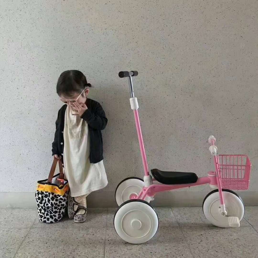 MUJI Children&#039;s Tricycle Bicycle Lightweight Non-Printed 1-3-3 Years Old Bicycle 1-3-6 Years Old with Baby Bike