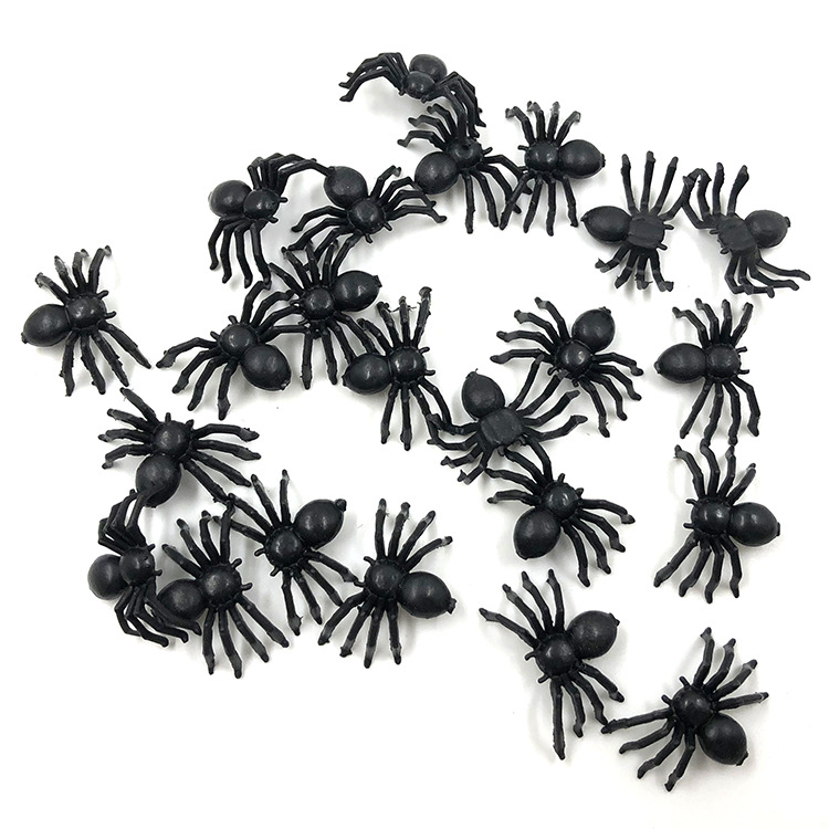 Cross-Border Hot Selling Simulation Animal Spider Fly Trick Props Fool&#039;s Day Plastic Trick Toy Factory Direct Sales